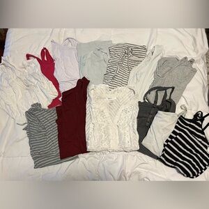 Maternity tank top lot/bundle!